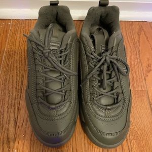 Green Fila Disrupters